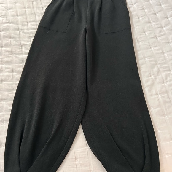 Free People Freya Sweater Set Pants Only - L - Black Charcoal Combo - Picture 3 of 4